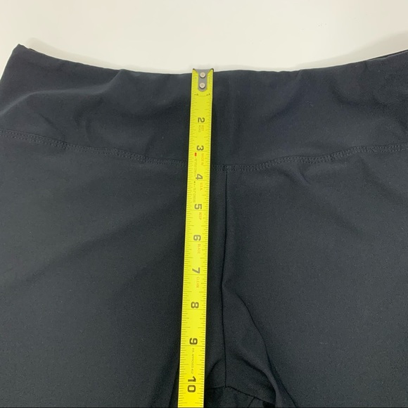 Bally Total Fitness Mesh Caged Calf Black Leggings Athletic Athleisure Size XL - Picture 14 of 15